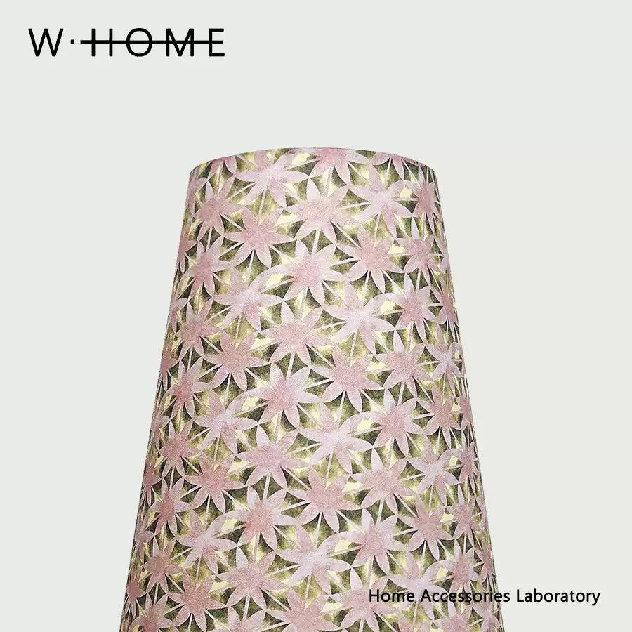 Pink Christmas Tree Fabric Table Lamp