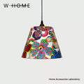 Trapezoidal Fabric Pendant Light