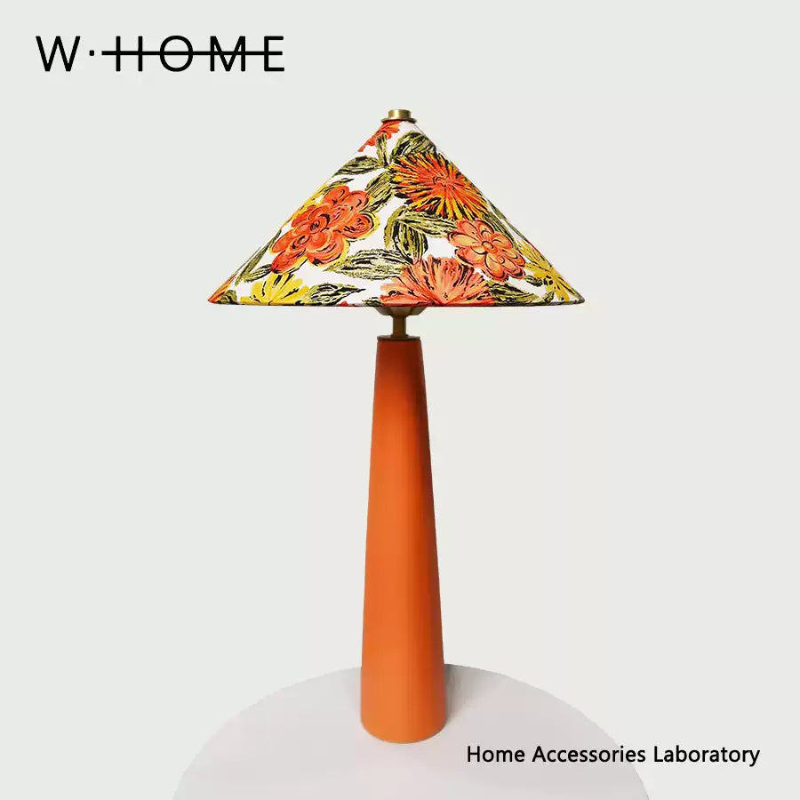 Umbrella Shaped Fabric Table Lamp