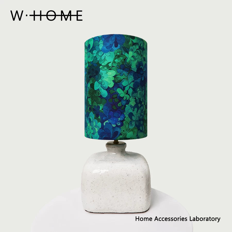 Square Base Fabric Table Lamp