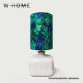 Square Base Fabric Table Lamp