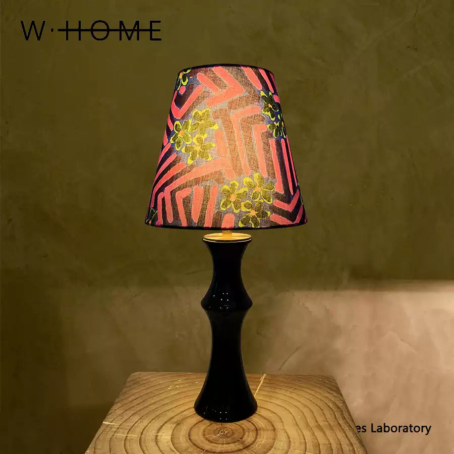 Black Fabric Table Lamp