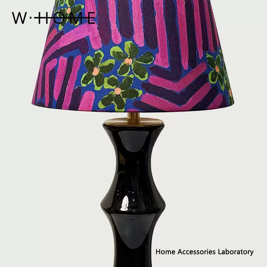 Black Fabric Table Lamp