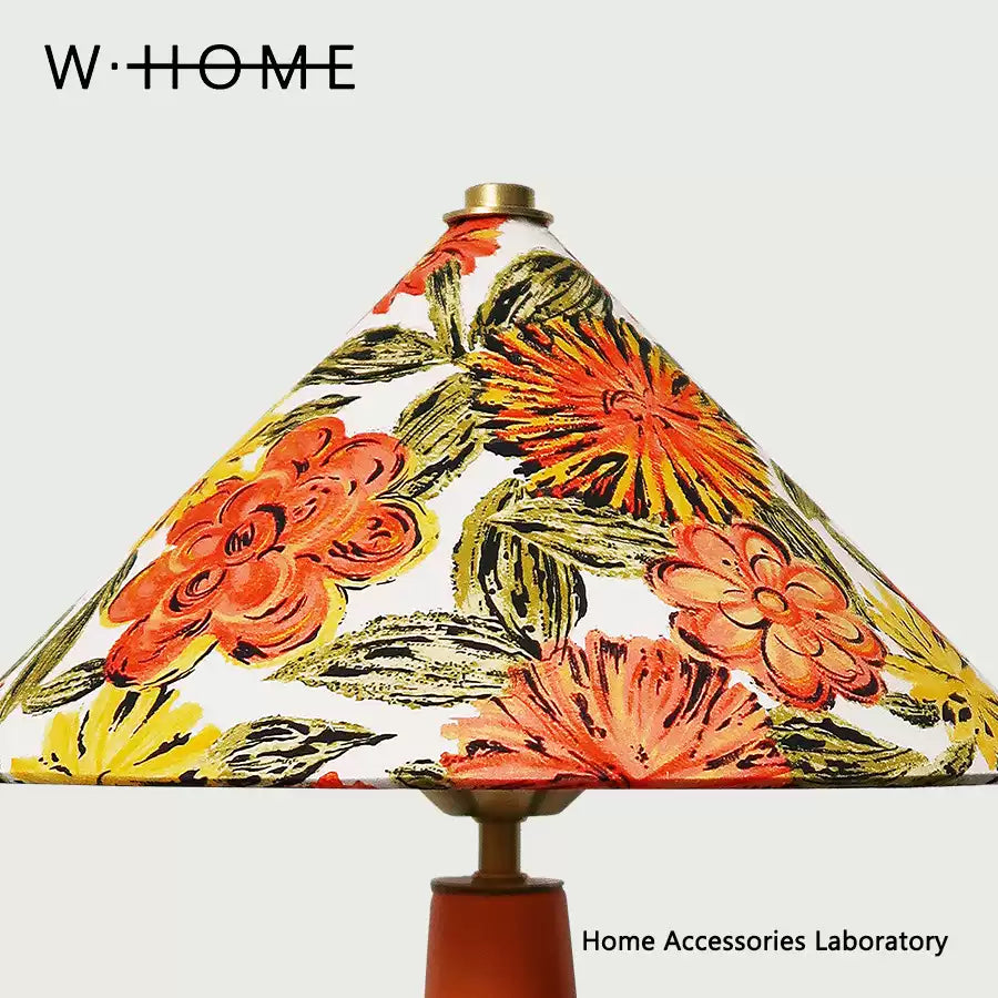 Umbrella Shaped Fabric Table Lamp
