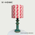 Kiln-Change Green Fabric Table Lamp