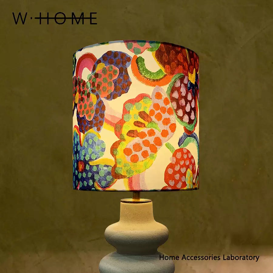Three-Circle Fabric Table Lamp
