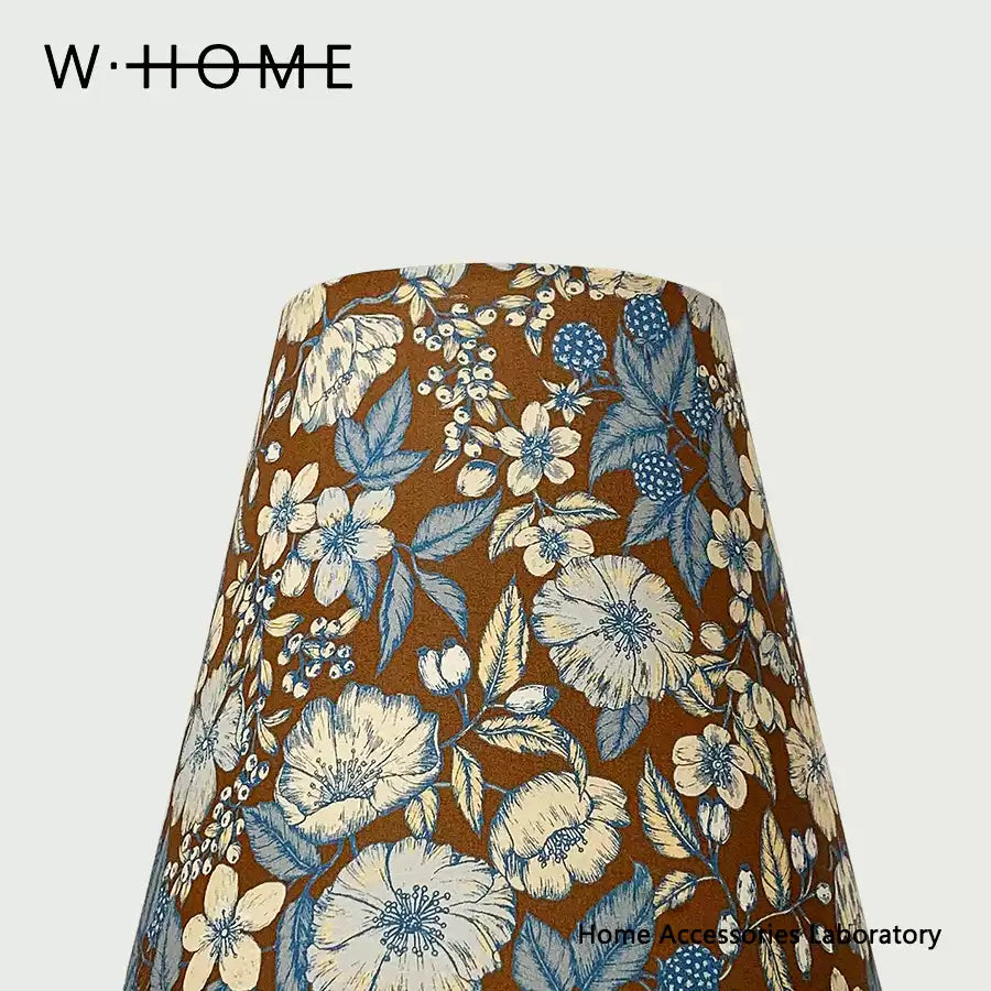 Spinning Top Fabric Shade Table Lamp