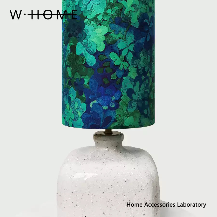 Square Base Fabric Table Lamp