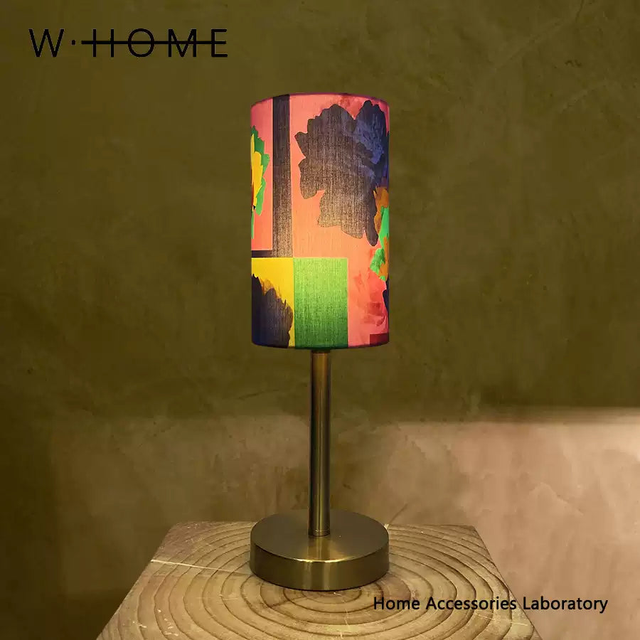 Metal & Fabric Table Lamp