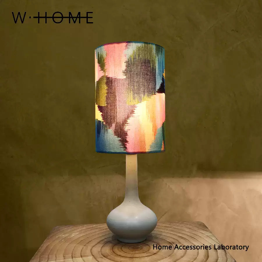 Small Vase Shaped Fabric Table Lamp