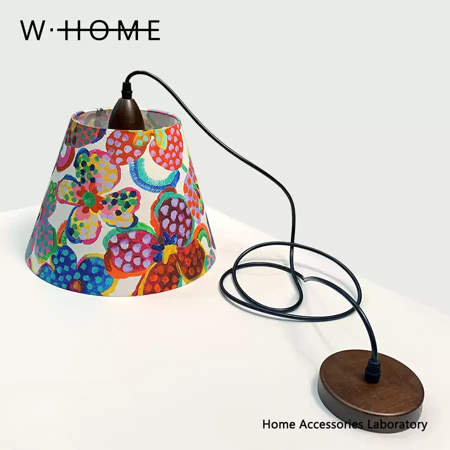 Trapezoidal Fabric Pendant Light