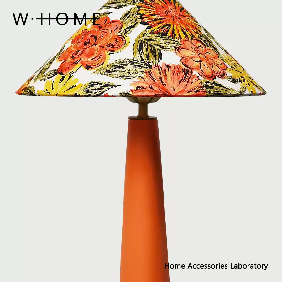 Umbrella Shaped Fabric Table Lamp