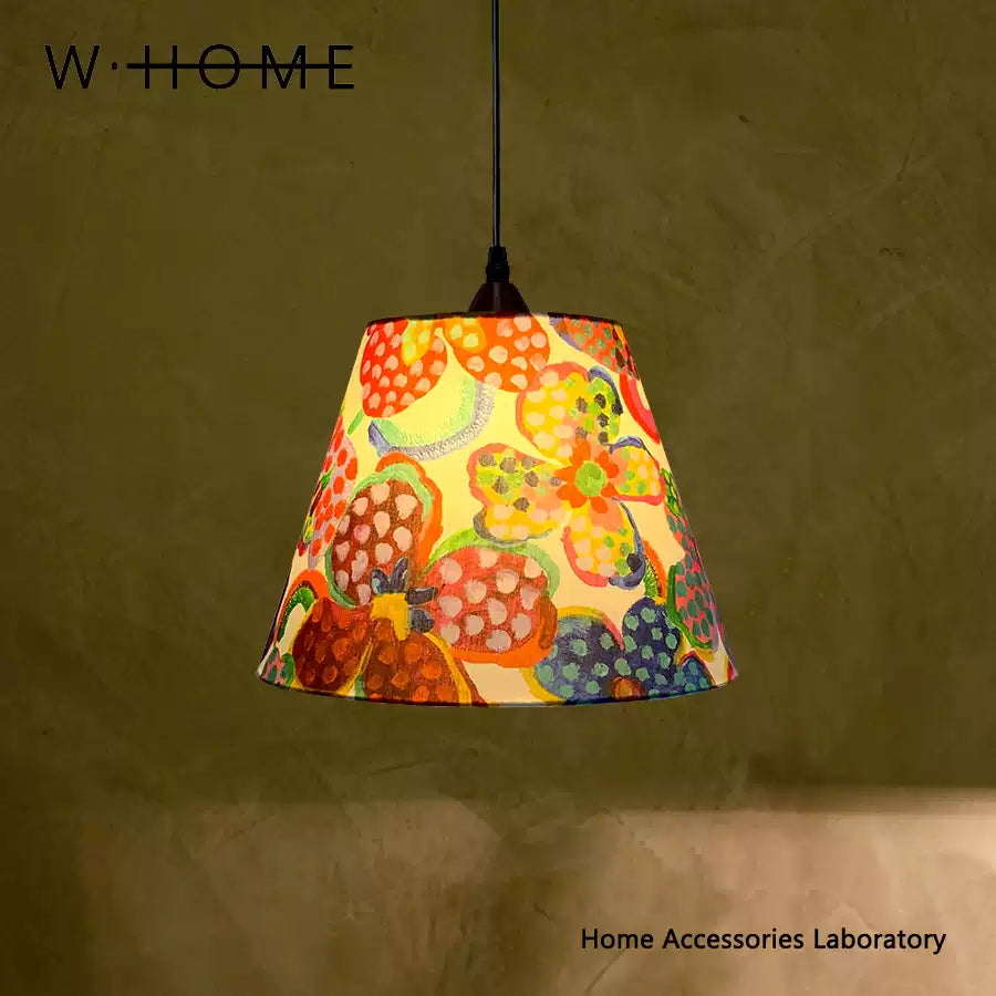 Trapezoidal Fabric Pendant Light