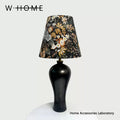 Black Plum Fabric Table Lamp