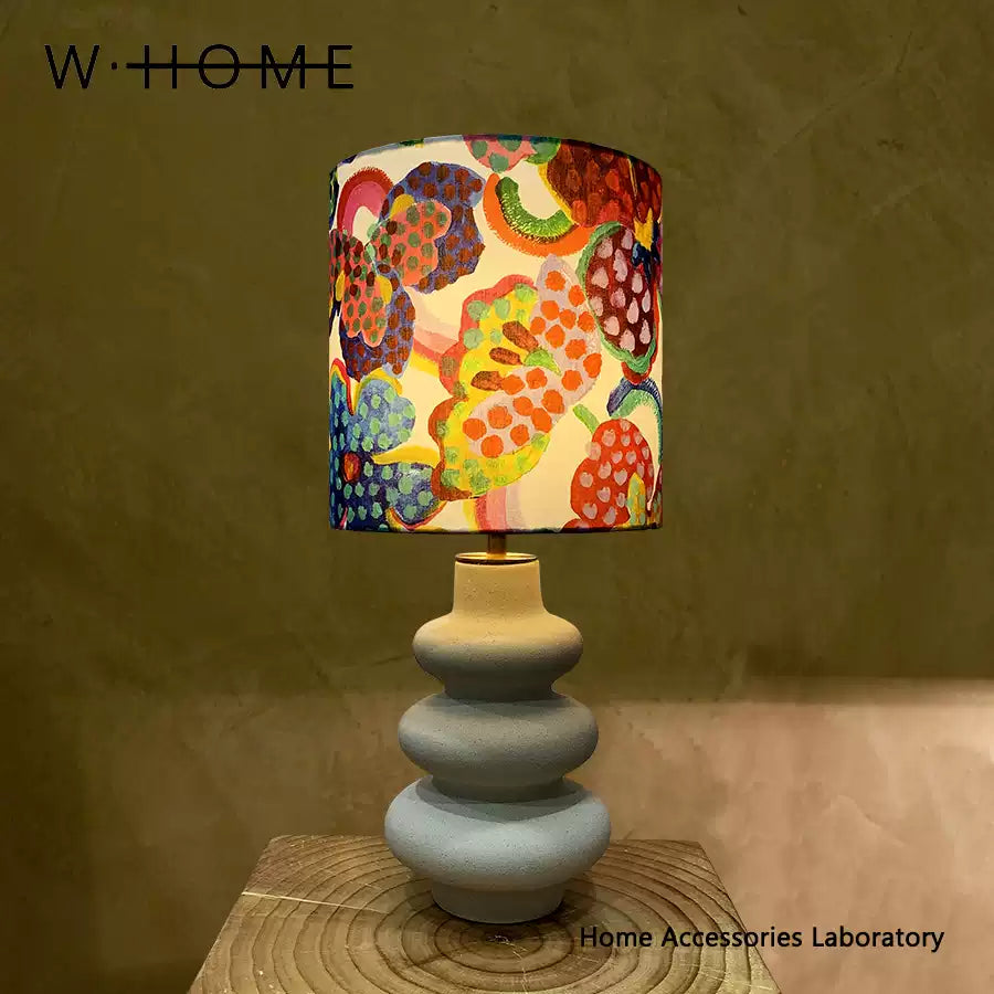 Three-Circle Fabric Table Lamp