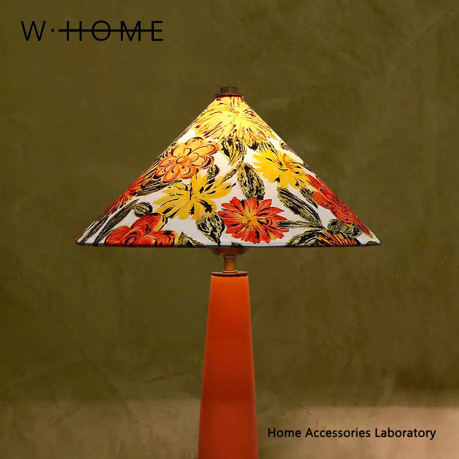 Umbrella Shaped Fabric Table Lamp
